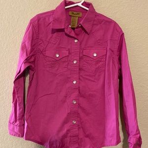 Boys Wrangler Button Down